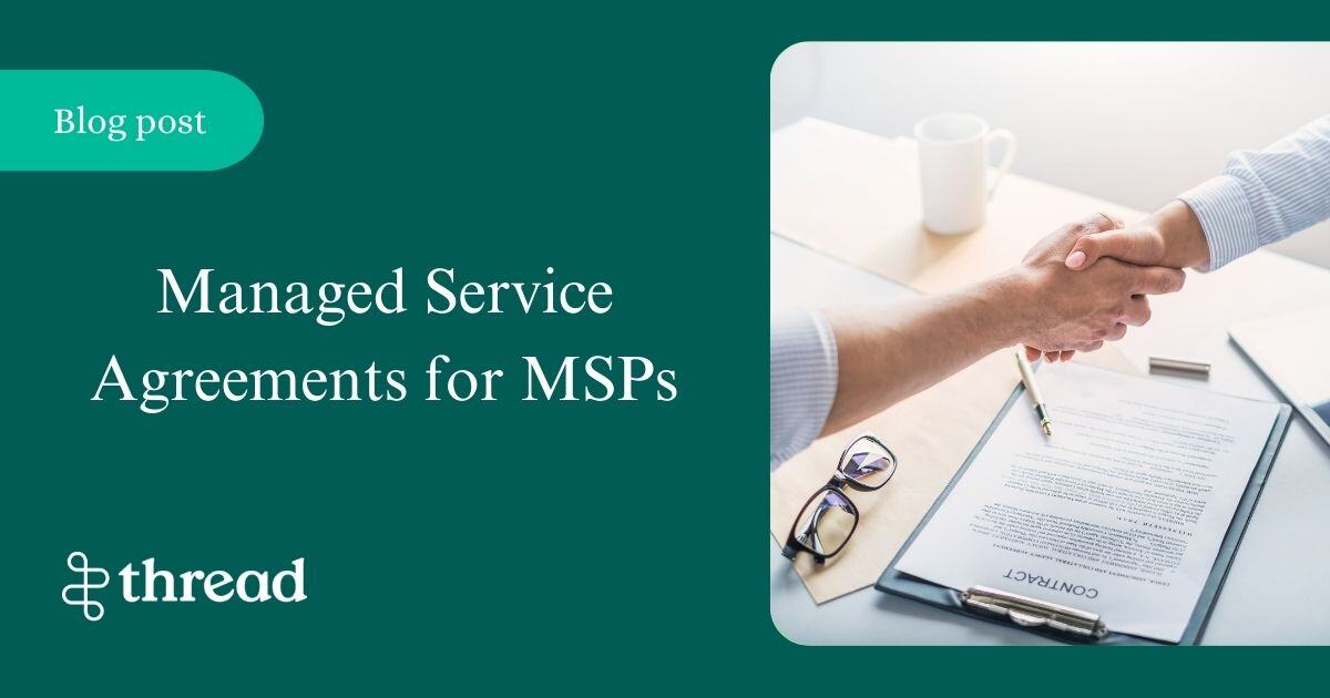 sla managed services agreements