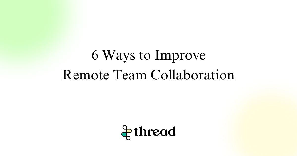 remote team collaboration